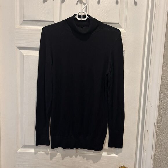 Hema Slim Fit Merino Viscose Nylon‎ Turtleneck Women’s Large Capsule Minimalist - Picture 1 of 6